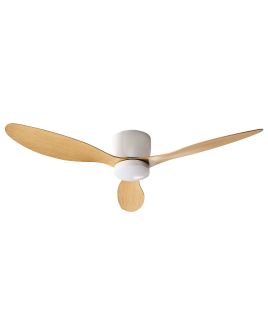 SUMMERLEIGH Ceiling Fan with Light - Brown