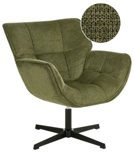 WIMBOURNELEIGH Fabric Swivel Armchair - Green