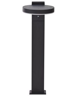 Solar Outdoor LED Bollard Lamp PARKERS With Motion Sensor Black