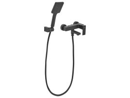 BADWELL Wall Mounted Bath Shower Mixer Tap - Black
