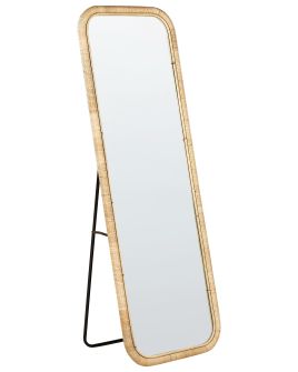 Standing Mirror MALANGE 150 cm Rattan Natural