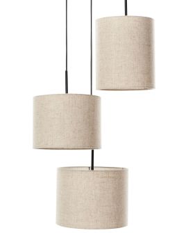 Pendant Lamp PARGUAZA Linen Light Beige