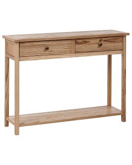 Console Table SALTON Wood Light Brown