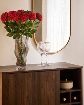 BEYUXI Artificial FLora Bouquet - Red