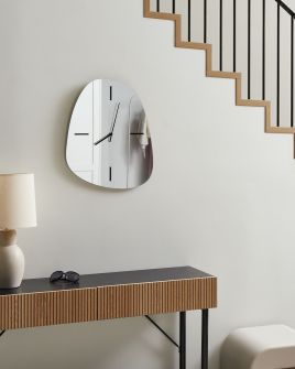 TAXUFA Wall Clock - Silver