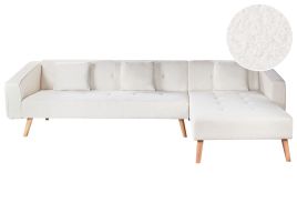 Corner Sofabed - VADOVIA Left Hand Facing Boucle White