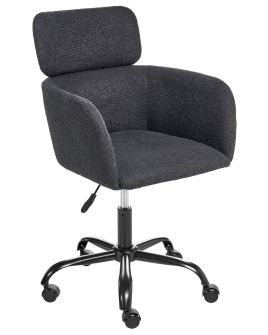 IVENDEN Fabric Office Desk Chair - Black