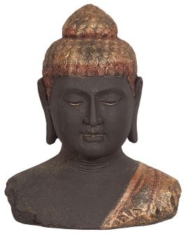 Figurine Buddha CARUM Ceramic Black