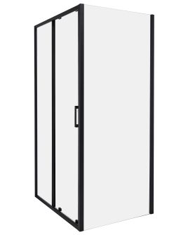 Shower Enclosure YORO 80 x 100 x 185 cm Black