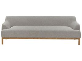 3 Seater Fabric Sofa Grey SOSJO