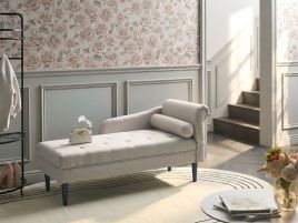 CAMAXO Fabric Right Hand Chaise Longue - Beige