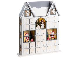ORYN Christmas Decoration Advent Calendar 40 cm - White