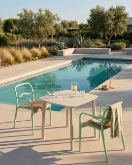 GAFARO Garden Chairs Set of 2 - Green