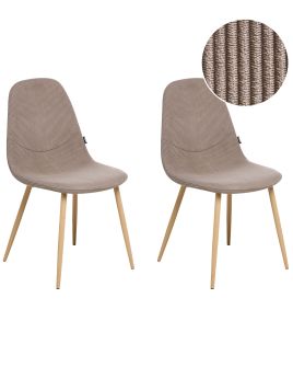 FARNSTEAD Dining Chairs - Set of 2 - Beige