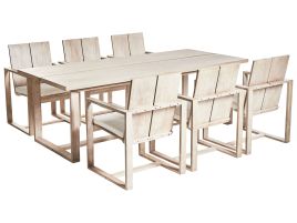 AZZANELLO Acacia Wood Off-White