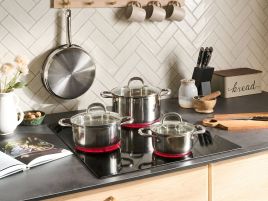 CENUFA Stainless Steel 7 Piece Cookware Set - Silver
