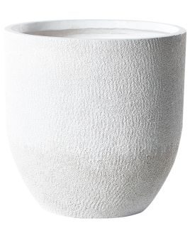 Plant Pot KANNIA Ceramic 46 cm White