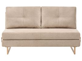 COMDEN Fabric 3 Seater Sofabed - Light Brown