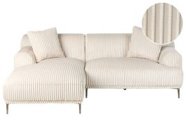 Corner Sofa - SUENTM Right Hand Facing Jumbo Cord Off White
