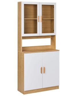 RIVERCOMBE Glass Display Cabinet - White