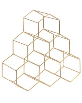 AINSMERE Wine Rack Metal - Gold