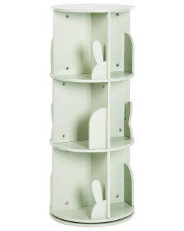 Rotating Bookshelf CANEY Engineered Wood 94 cm Light Green