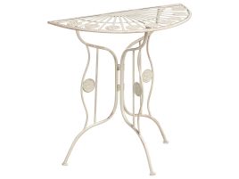 ENFIELDON Metal Bistro Table - Light Beige