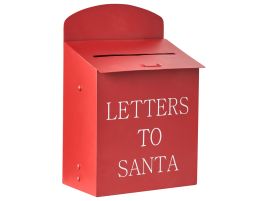 GRACEMERE Santa Post Box - Red