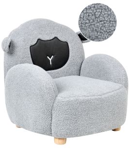 NYBORG Kids Boucle Armchair Sheep Grey