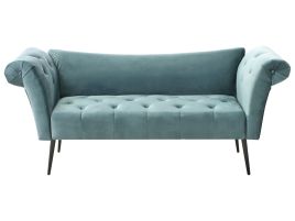 STERNDON Velvet Chaise Longue - Teal