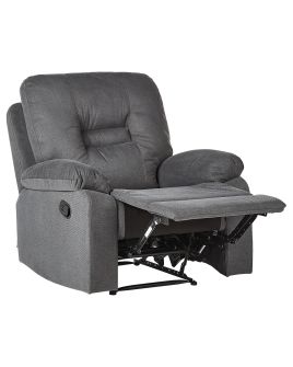 Recliner Chair BERGEN II Fabric Dark Grey