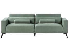 3 Seater Fabric Sofa Green ANGE