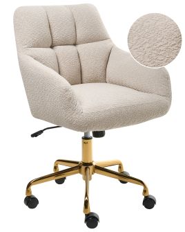 KELMERSLEY Fabric Office Desk Chair Light - Beige