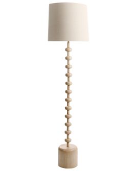 NETHERLEIGH Metal Floor Lamp - Light Brown