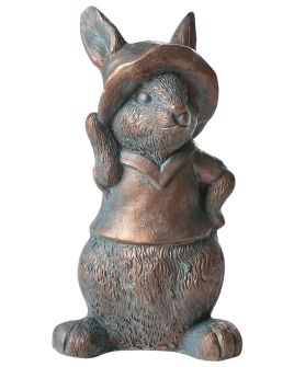 RIDGECOMBE Garden Rabbit Figurine - Brown