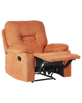 Recliner Chair BERGEN Fabric Orange