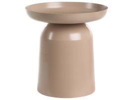 COTTENHAM Metal Side Table - Taupe