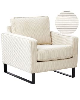 Armchair VIND Corduroy Light Beige