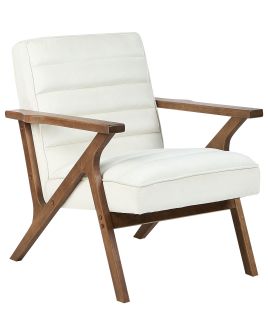 Armchair KISA Velvet Off-White