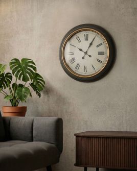 TRAVENTO Wall Clock - Black