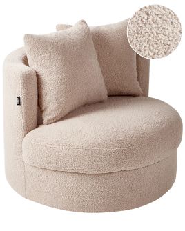 Armchair DALBY Boucle Beige