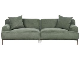 3 Seater Fabric Sofa Green MATILA