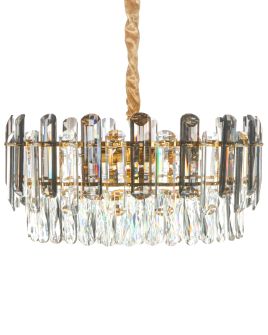 SOUTHMERE Glass Chandelier - Gold