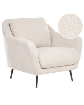 CLIFTONWELL Boucle Fabric Armchair - Beige