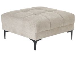 Ottoman ALNES Fabric Beige