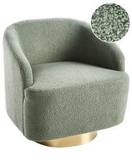 Armchair LAVIK Boucle Light Green