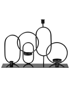 THELMERE Candle Holder - Black