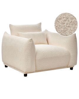Armchair JAMSA Boucle Off-White