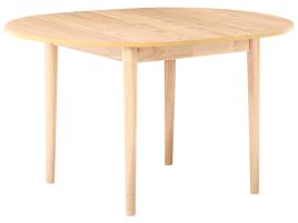PRESTONMERE Extending Round Dining Table - Light Oak