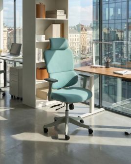 VISNOUCT Fabric Office Chair - Teal